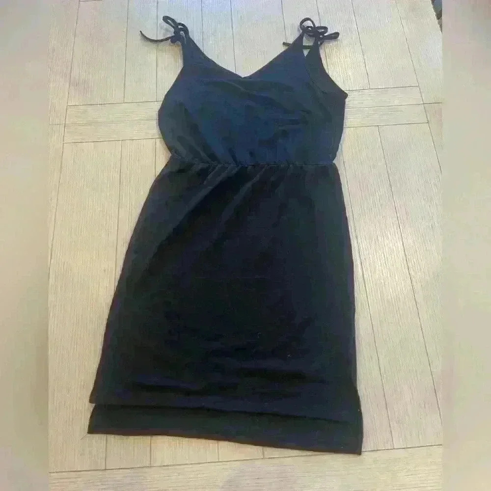 black tie tank top dress size large